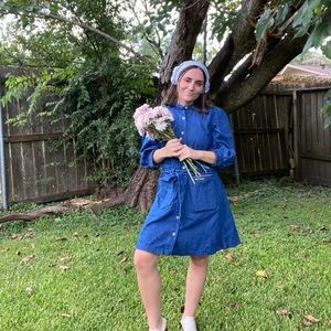 Who What Wear Denim Dress